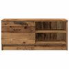 vidaXL Meubles TV 2 pcs vieux bois 80x35x36,5 cm bois d'ing&eacute;nierie