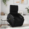 vidaXL Fauteuil inclinable de massage &eacute;lectrique noir similicuir