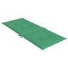 vidaXL Coussins de chaise de jardin &agrave; dossier haut lot de 4 vert tissu