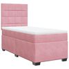 vidaXL Sommier &agrave; lattes de lit et matelas Rose 80x200 cm Velours
