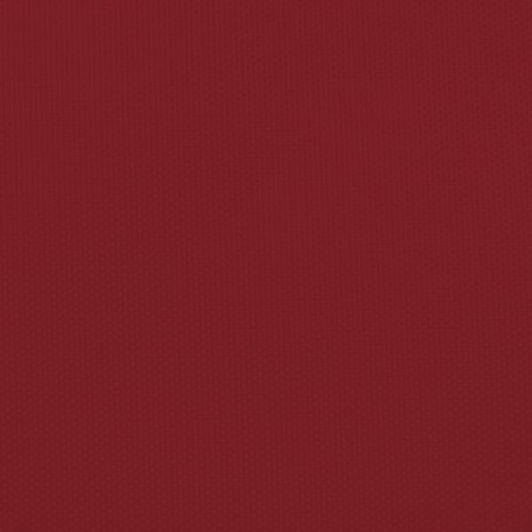 vidaXL Voile de parasol Tissu Oxford triangulaire 5x7x7 m rouge