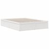 vidaXL Lit biblioth&egrave;que sans matelas blanc 150x200 cm bois pin massif