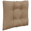 vidaXL Coussin de canap&eacute; d'ext&eacute;rieur 3 pcs Taupe Polyester