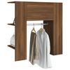 vidaXL Armoire de couloir Ch&ecirc;ne marron 97,5x37x99 cm Bois d'ing&eacute;nierie