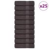 vidaXL Serviettes de douche FROGN 25 pcs anthracite 70x140 cm 360 g/m&sup2;