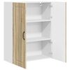 vidaXL Armoire de cuisine avec &eacute;tag&egrave;re Ch&ecirc;ne Sonoma 80 x 31 x 100 cm