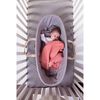CHILDHOME Panier Mo&iuml;se raphia avec matelas et housse Gris
