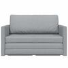 vidaXL Canap&eacute;-Lit 110cm Gris clair tissu