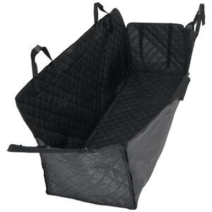 vidaXL Housse de si&egrave;ge de voiture pour chien noir 137x46x50 cm