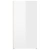 vidaXL Buffet Blanc brillant 100x30x59,5 cm Bois d'ing&eacute;nierie