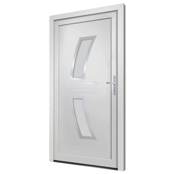 vidaXL Porte d'entr&eacute;e Blanc 98x200 cm PVC