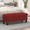 vidaXL Banc Rouge bordeaux 100x35x41 cm Tissu