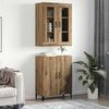 vidaXL Haut Armoire 2 pcs Ch&ecirc;ne artisanal Bois d'ing&eacute;nierie