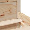 vidaXL Cadre de lit sans matelas 75x190 cm bois de pin massif