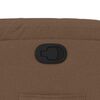 vidaXL Fauteuil inclinable Marron Tissu
