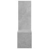 vidaXL &Eacute;tag&egrave;res murales 2 pcs gris b&eacute;ton 50x15x50 cm bois d'ing&eacute;nierie