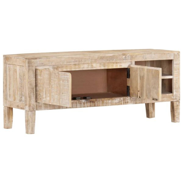 vidaXL Meuble TV 110x35x46 cm Bois de manguier massif