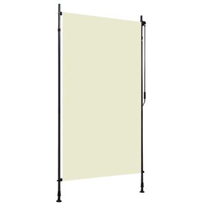 vidaXL Store roulant d'ext&eacute;rieur 120 x 270 cm Cr&egrave;me