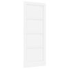 vidaXL Porte int&eacute;rieure 83 x 211 cm Contreplaqu&eacute; Blanc