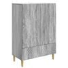 vidaXL Buffet Sonoma gris 66 x 34,5 x 95 cm Bois d'ing&eacute;nierie