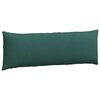 vidaXL Coussins de canap&eacute; 2 pcs Vert fonc&eacute; 120 x 40 cm tissu