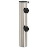 vidaXL Tube de Base de Parasol 0.63 kg Acier Inoxydable Naturel