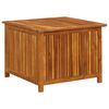 vidaXL Bo&icirc;te de rangement de jardin 75x75x58 cm Bois d'acacia solide