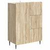 vidaXL Buffet Ch&ecirc;ne Sonoma 66 x 34,5 x 91,5 cm Bois d'ing&eacute;nierie