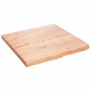 vidaXL &Eacute;tag&egrave;re murale marron clair bois ch&ecirc;ne massif trait&eacute;