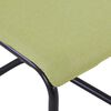 vidaXL Chaises à manger cantilever lot de 2 vert tissu