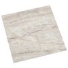 vidaXL Planches de sol 5,11 m&sup2; 55 pcs PVC Marron et beige
