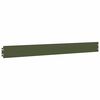 vidaXL Bordures pelouse 10pcs vert olive 10x103cm acier laminé à froid