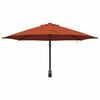vidaXL Parasol de jardin Terre cuite 248 x 248 x 148 cm