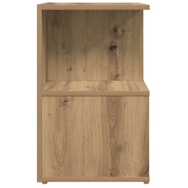 vidaXL Table de chevet chêne artisanal 35x35x55 cm bois d'ingénierie