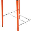 vidaXL Ensemble de bar 3 pcs Similicuir Orange