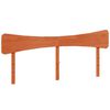 vidaXL T&ecirc;te de lit cire marron 200 cm bois massif de pin