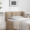 vidaXL Oreille de t&ecirc;te de lit Tan 40 x 23 x 6 cm PVC