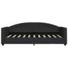 vidaXL Lit de repos sans matelas noir 90x190 cm tissu