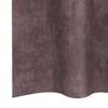 vidaXL Rideaux en velours 2 pcs Marron 140 x 140 cm Velours