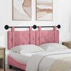 vidaXL T&ecirc;te de lit suspendue Rose 150 x 55 x 5 cm Velours