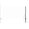 vidaXL Cl&ocirc;ture avec poteau Vert 1 x 50 m Acier et PVC