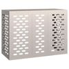 vidaXL Housse de climatiseur Rouill&eacute; 110 x 50 x 80 cm Acier patin&eacute;