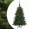 vidaXL Sapin de No&euml;l artificiel avec boules 150 cm 150 LED Blanc chaud