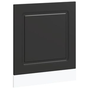 vidaXL Panneau de lave-vaisselle Kalmar noir 60x1,5x57 cm