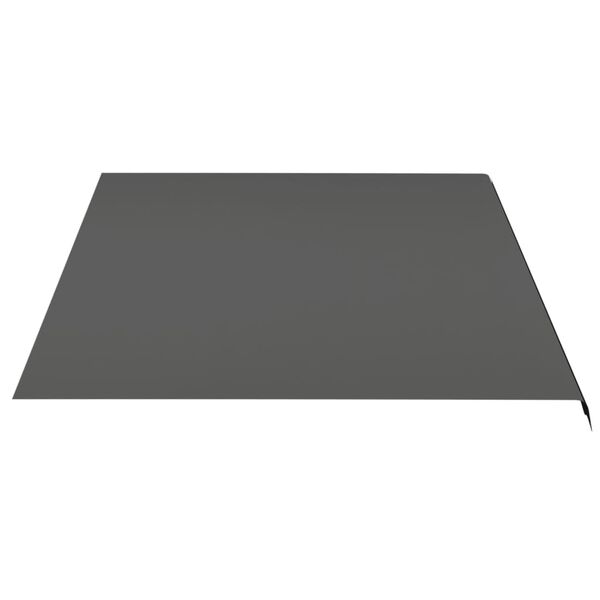 vidaXL Tissu de remplacement pour auvent Anthracite 5x3,5 m