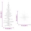 vidaXL Sapin de Noël en bois pour décoration 150 cm Bois de pin massif