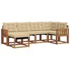 vidaXL Ensemble de canap&eacute;s d'ext&eacute;rieur 6 pcs Naturel et Beige