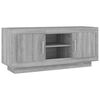 vidaXL Meuble TV sonoma gris 102x35x45 cm bois d'ing&eacute;nierie