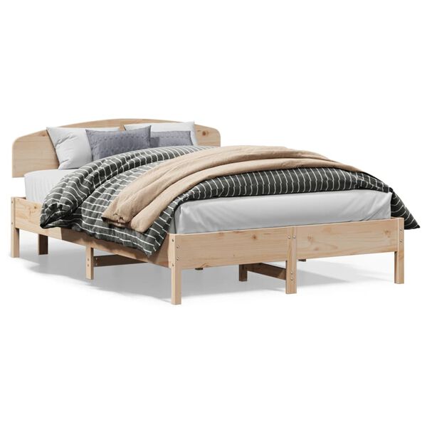 vidaXL Cadre de lit sans matelas 150x200 cm bois de pin massif