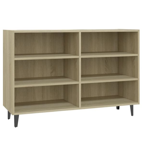 vidaXL Buffet chêne sonoma 103,5x35x70 cm bois d'ingénierie